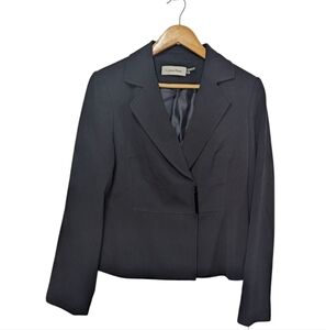 Calvin Klein Women's Navy Blazer Jacket Size 8